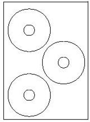 Logo Etykiety na CD, A4, matowe, białe, 10 szt. 2