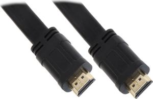 Kabel HDMI - HDMI 5m czarny (HDMI-5.0-FL) 2