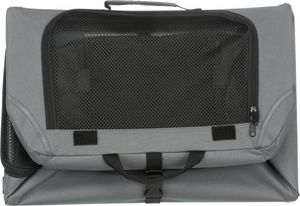 Trixie Easy Soft Kennel, buda domowa dla psa, szara, S–M: 71 × 49 × 51 cm 3