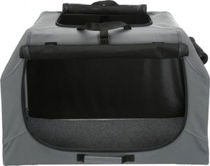 Trixie Easy Soft Kennel, buda domowa dla psa, szara, S–M: 71 × 49 × 51 cm 6