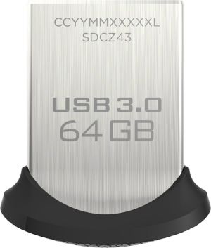Pendrive SanDisk Cruzer Ultra Fit 64GB (SDCZ43-064G-GAM46) 1
