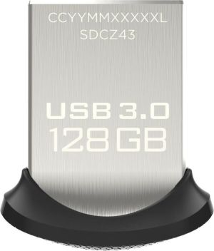 Pendrive SanDisk Cruzer Ultra Fit 128GB (SDCZ43-128G-GAM46) 1