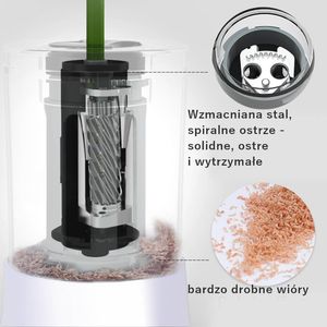 Tenwin Temperówka elektryczna frez dla artystów TENWIN 8