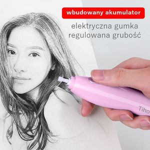 Tenwin Gumka elektryczna akumulator USB +16wkładów TENWIN 4