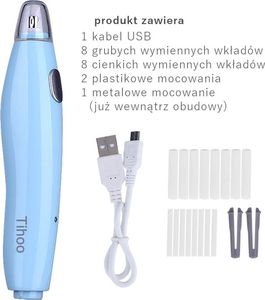 Tenwin Gumka elektryczna akumulator USB +16wkładów TENWIN 7