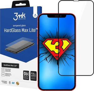 3MK 3mk Szkło hartowane HardGlass Max Lite do Apple iPhone 13 Pro Black 1