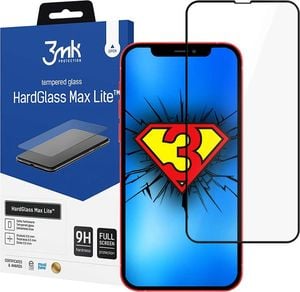 3MK 3mk Szkło hartowane HardGlass Max Lite do Apple iPhone 13 Black 1