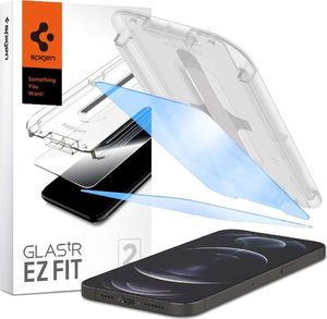 Spigen 2x Szkło hartowane Spigen Glas.tR EZ Fit Antiblue do Apple iPhone 13/ 13 Pro 1