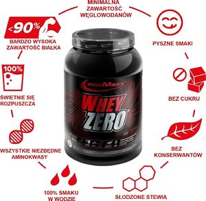 IronMaxx Ironmaxx Izolat Whey ZERO 2270g Białko Banan 7