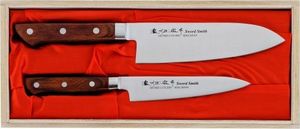 Satake SATAKE Kotori Zestaw 2 japońskich noży: Uniwersalny + Santoku HG8351W 1