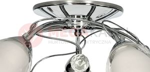 Lampa sufitowa STRUHM Lampa sufitowa MACARENA-5 satynowy nikiel 5xE27 Vitalux 2