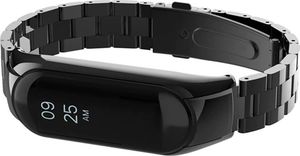 Alogy Bransoleta Alogy Stainless Steel do Xiaomi Mi Band 5 Czarna 2