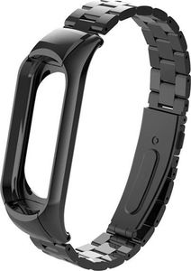 Alogy Bransoleta Alogy Stainless Steel do Xiaomi Mi Band 5 Czarna 4