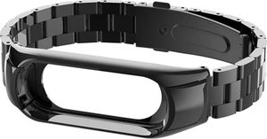 Alogy Bransoleta Alogy Stainless Steel do Xiaomi Mi Band 5 Czarna 5