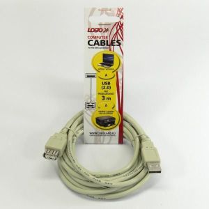 Kabel USB Logo USB-A - 3 m  (15851) 3