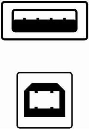 Kabel USB Logo USB-A - USB-B 3 m Biały (17059) 4