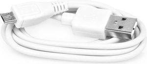 Kabel USB USB-A - microUSB 0.8 m Biały 1