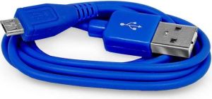 Kabel USB LAMA PLUS USB-A - microUSB 1 m Niebieski 1
