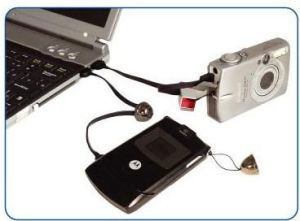 Kabel USB Logo USB-A - miniUSB 0.3 m Czarny (24904) 6