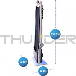 Bieżnia Thunder Impact Silver elektryczna 2