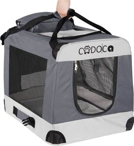 CADOCA Torba Transportowa Transporter Dla Psa Kota, szary, XXL 5