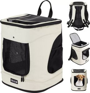 CADOCA Torba Transportowa Dla Psa Kota Kremowy 2