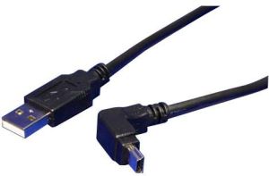 Kabel USB LAMA PLUS USB-A - miniUSB 1.8 m Czarny 1