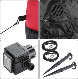 Dekoracja świąteczna WideShop MIKOŁAJ POMPOWANY RUCHOMY ŚWIECĄCY OZDOBA 240cm 5