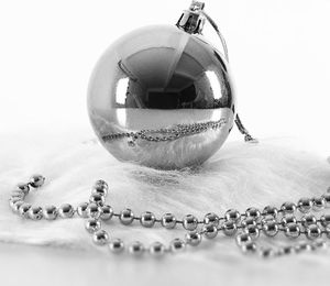 WideShop BOMBKI CHOINKOWE 6cm 54 SZT BOMBKA ZESTAW SREBRNE 7