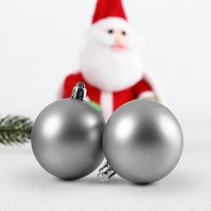 WideShop BOMBKI CHOINKOWE 6cm 54 SZT BOMBKA ZESTAW SREBRNE 8