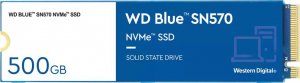 Dysk SSD WD Blue SN570 500GB M.2 2280 PCI-E x4 Gen3 NVMe (WDS500G3B0C) 1