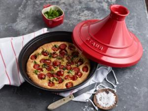 STAUB Staub Tajine 28cm round, cherry cast iron, Tagine specialities 2