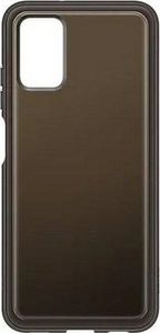Samsung Etui Samsung Galaxy A03s EF-QA038TB Soft Clear Cover czarny/black 4