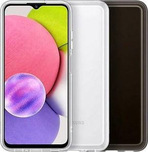 Samsung Etui Samsung Galaxy A03s EF-QA038TB Soft Clear Cover czarny/black 5
