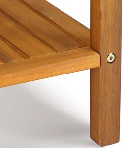 WideShop STÓL STOLIK Z DREWNA MEBLE OGRODOWE KUCHENNY NOCNY 8