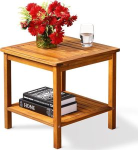 WideShop STÓL STOLIK Z DREWNA MEBLE OGRODOWE KUCHENNY NOCNY 10