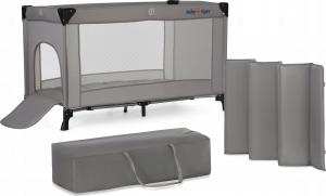 Baby Tiger Łóżeczko turystyczne Viki szare 2