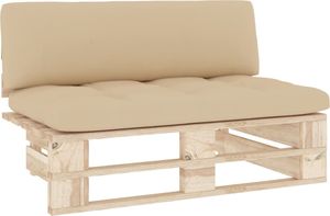 vidaXL Ogrodowa sofa środkowa z palet, impregnowane drewno sosnowe 2