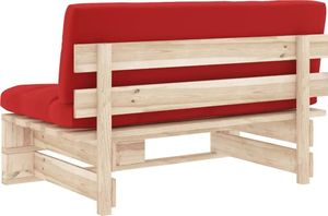 vidaXL Ogrodowa sofa środkowa z palet, impregnowane drewno sosnowe 5