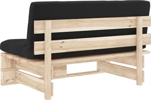 vidaXL Ogrodowa sofa środkowa z palet, impregnowane drewno sosnowe 5