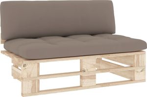 vidaXL Ogrodowa sofa środkowa z palet, impregnowane drewno sosnowe 2