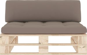 vidaXL Ogrodowa sofa środkowa z palet, impregnowane drewno sosnowe 3