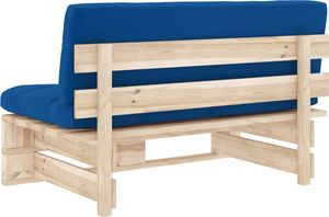 vidaXL Ogrodowa sofa środkowa z palet, impregnowane drewno sosnowe 5