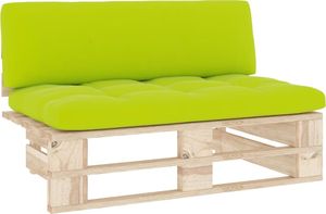 vidaXL Ogrodowa sofa środkowa z palet, impregnowane drewno sosnowe 2