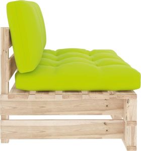 vidaXL Ogrodowa sofa środkowa z palet, impregnowane drewno sosnowe 4