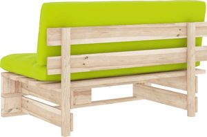 vidaXL Ogrodowa sofa środkowa z palet, impregnowane drewno sosnowe 5