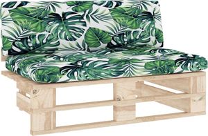 vidaXL Ogrodowa sofa środkowa z palet, impregnowane drewno sosnowe 2