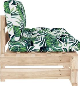 vidaXL Ogrodowa sofa środkowa z palet, impregnowane drewno sosnowe 4