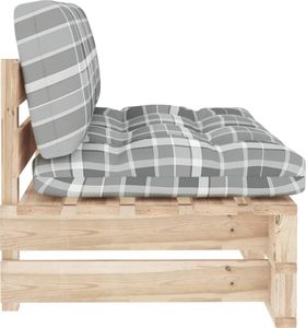 vidaXL Ogrodowa sofa środkowa z palet, impregnowane drewno sosnowe 4