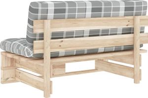 vidaXL Ogrodowa sofa środkowa z palet, impregnowane drewno sosnowe 5